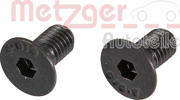 Metzger 11665K - Skrūve, Bremžu disks