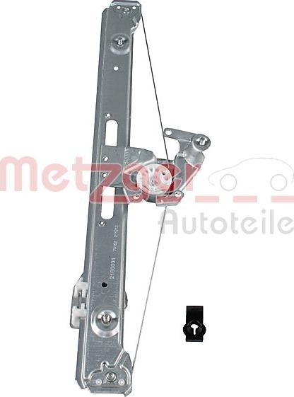 Metzger 2160031 - Stikla pacelšanas mehānisms