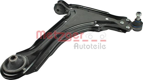 Metzger 58002612 - Neatkarīgās balstiekārtas svira
