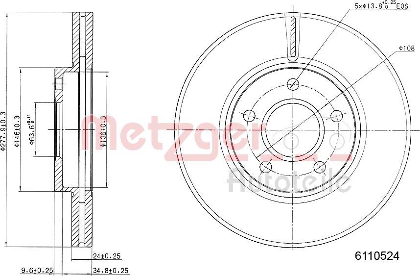 FREMAX BD-5980 - DDF1172 BREMŽU DISKS