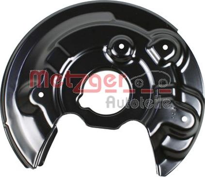 Metzger 6115208 - Dubļu sargs, Bremžu