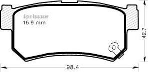 Meyle 025 236 7315/W - Bremžu