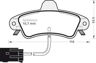 FOMAR Friction FO 625081