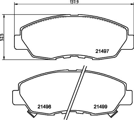 Kavo Parts KBP-2026 - Bremžu uzliku