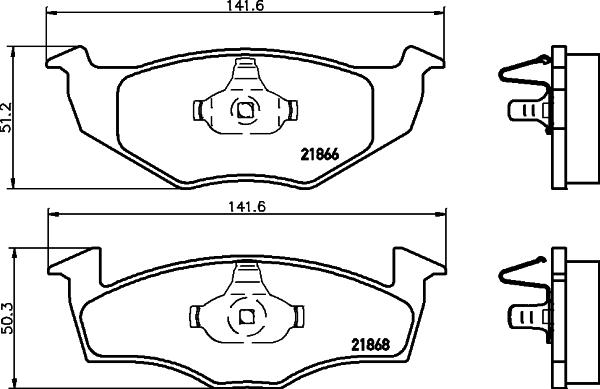 HELLA 8DB 355 007-891 - Bremžu