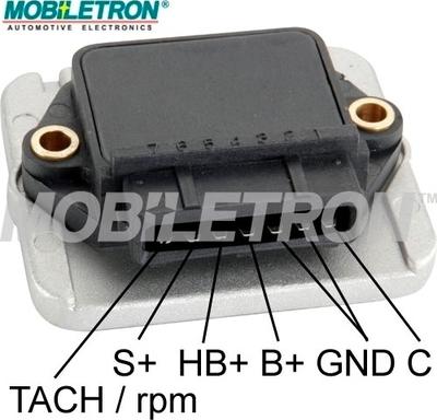 Mobiletron IG-H005H - Komutators, Aizdedzes sistēma