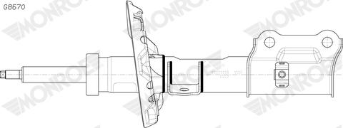 MONROE G8670 - Auto Part