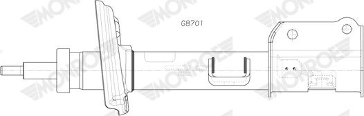 MONROE G8701 - Auto Part