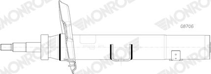 MONROE G8706 - Auto Part