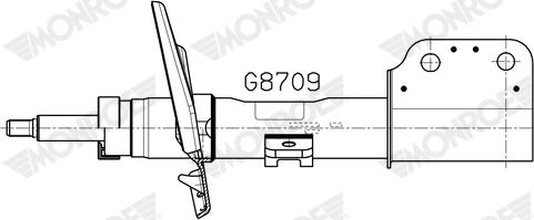 MONROE G8709 - Auto Part