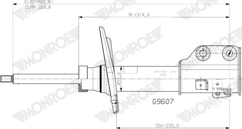 MONROE G9607