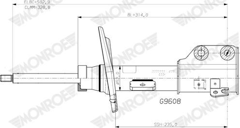 MONROE G9608