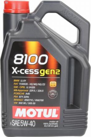 Motul 109775 - 8100 X-cess GEN2