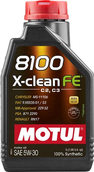 Motul 112771 - 8100 X-clean FE
