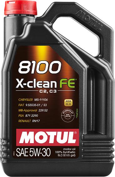 Motul 112781 - 8100 X-clean FE