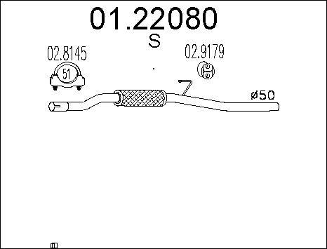 MTS 01.22080 - Auto Part