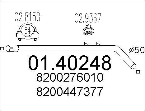 MTS 01.40248 - Auto Part