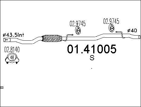 MTS 01.41005 - Auto Part