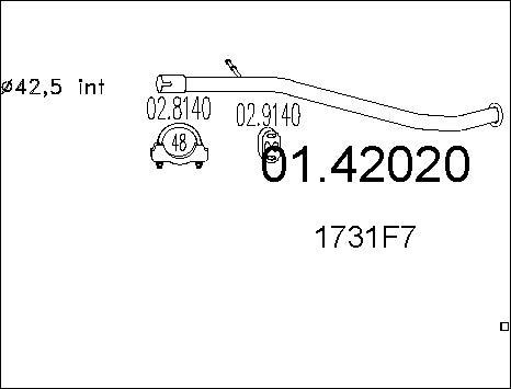 MTS 01.42020 - Auto Part