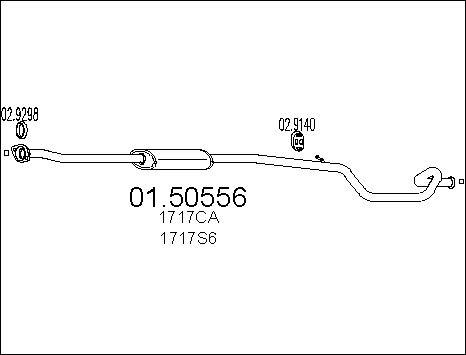MTS 01.50556 - Auto Part