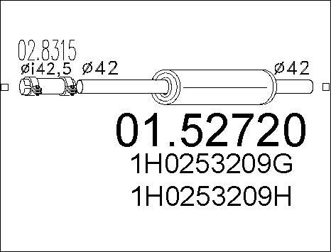 MTS 01.52720 - Auto Part