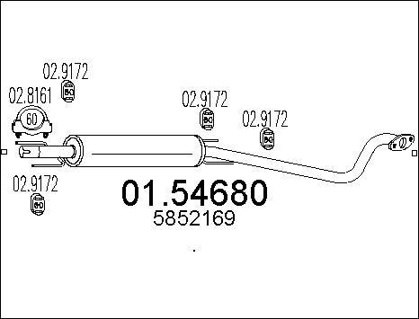 MTS 01.54680 - Auto Part