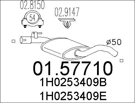 MTS 01.57710 - Auto Part