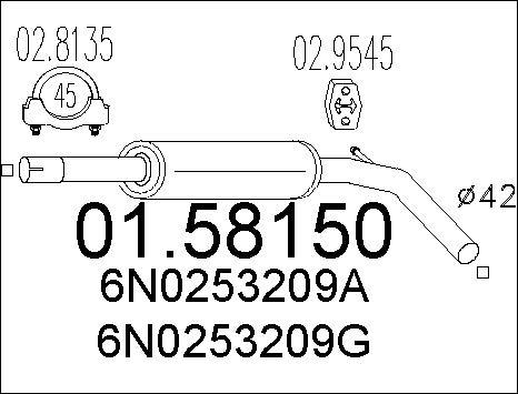 MTS 01.58150 - Auto Part