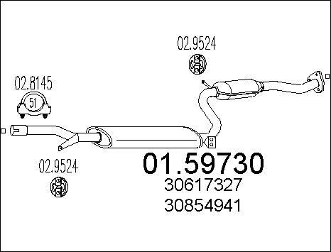 MTS 01.59730 - Auto Part
