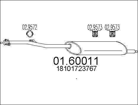MTS 01.60011 - Auto Part