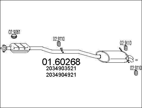 MTS 01.60268 - Auto Part