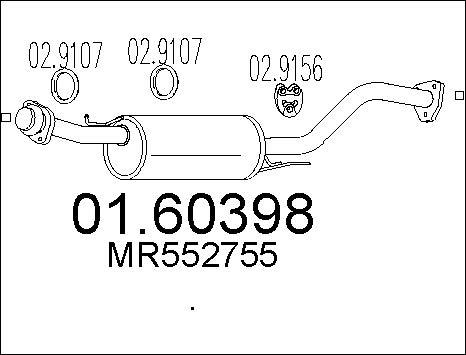 MTS 01.60398 - Auto Part
