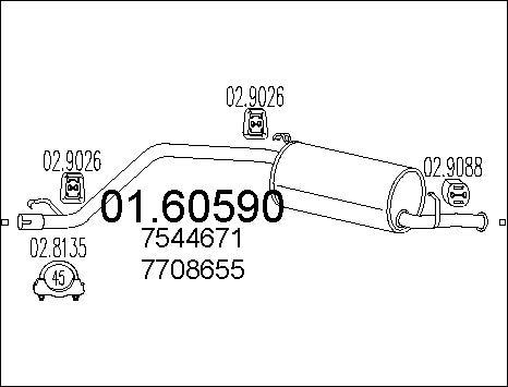 MTS 01.60590 - Auto Part
