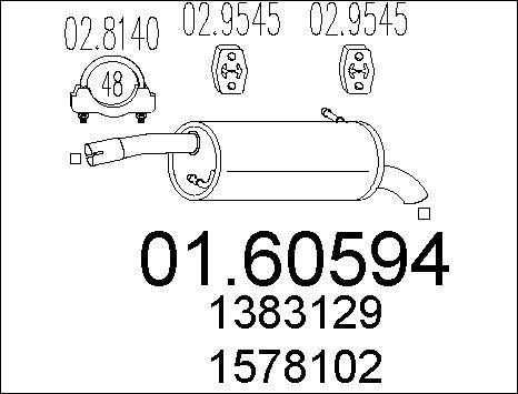 MTS 01.60594 - Auto Part