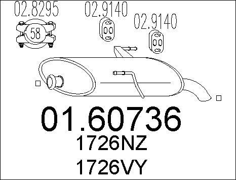 MTS 01.60736 - Auto Part