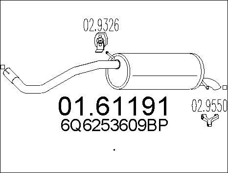 MTS 01.61191 - Auto Part