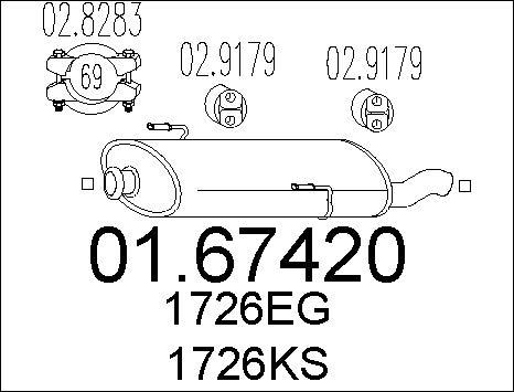 MTS 01.67420 - Auto Part
