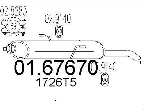 MTS 01.67670 - Auto Part