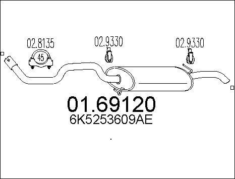 MTS 01.69120 - Auto Part