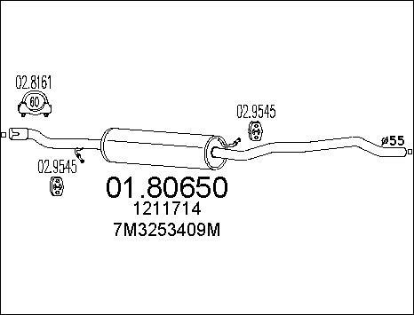 MTS 01.80650 - Auto Part