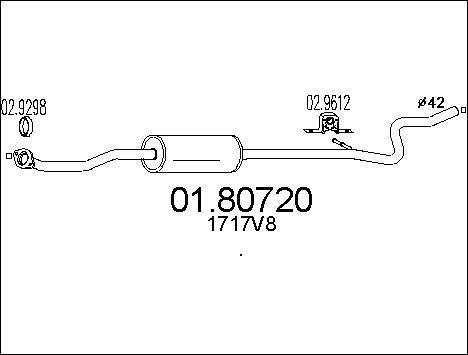 MTS 01.80720 - Auto Part