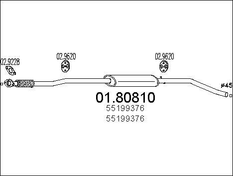 MTS 01.80810 - Auto Part