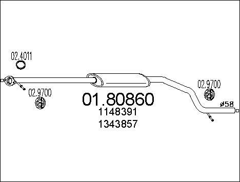 MTS 01.80860 - Auto Part