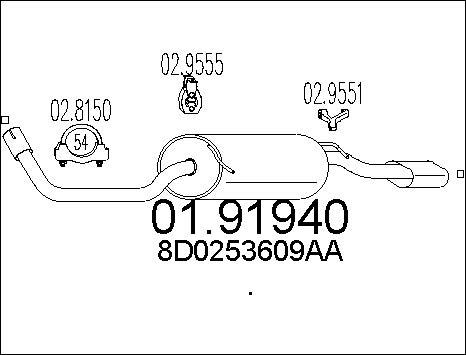 MTS 01.91940 - Auto Part