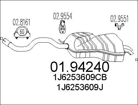MTS 01.94240 - Auto Part