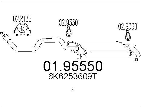 MTS 01.95550 - Auto Part