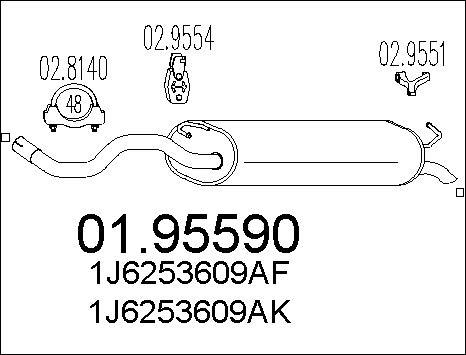 MTS 01.95590 - Auto Part