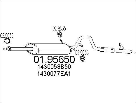 MTS 01.95650 - Auto Part