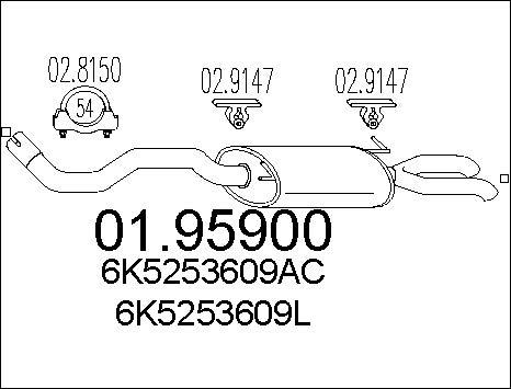 MTS 01.95900 - Auto Part