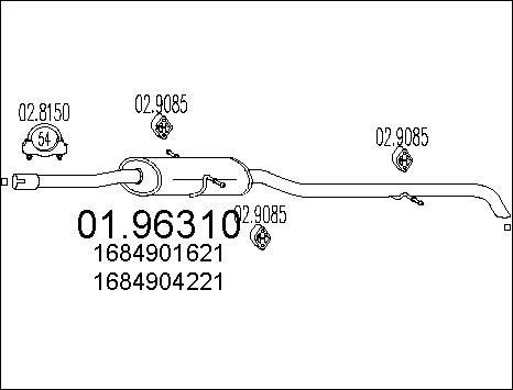 MTS 01.96310 - Auto Part